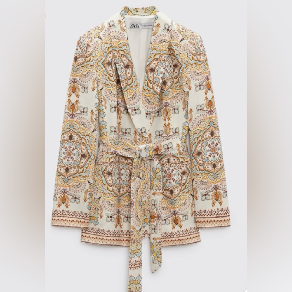 Zara Multicolor Patterned Jacket size S - image 1